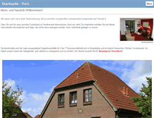 Tablet Screenshot of haus-kuestenfeuer.de